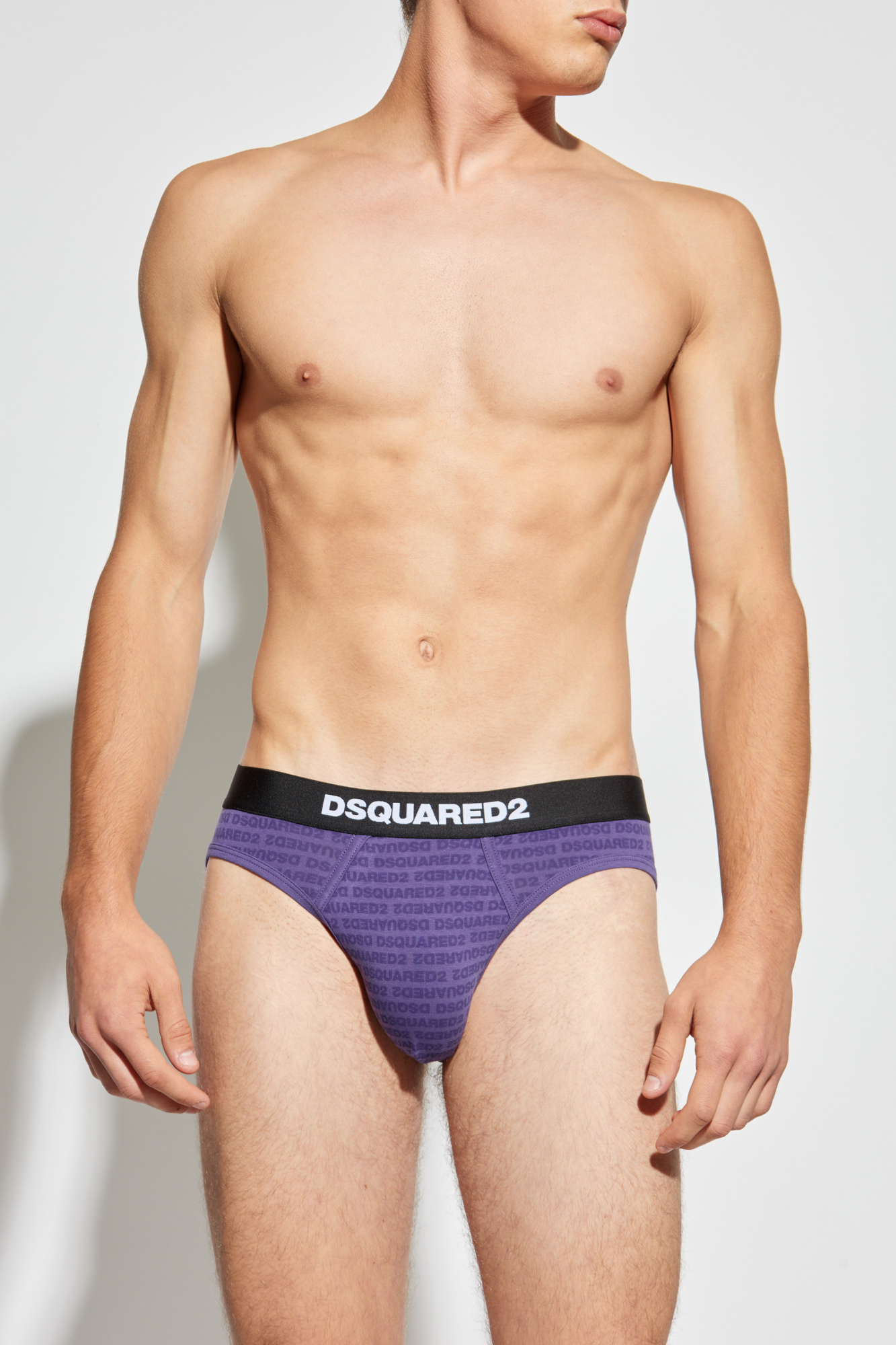 ショーツ Dsquared Briefs With Logo DSQUARED2 logo-waistband Pack Of Three Briefs | Black | FARFETCH
